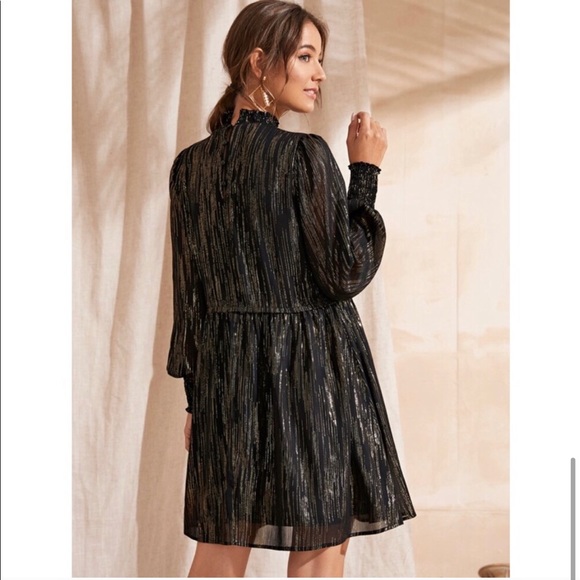 SHEIN Black / Gold Dress! - Picture 8 of 8